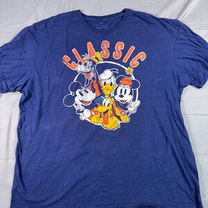 Blue Disney Classic Graphic T-Shirt XXL